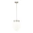 Z-Lite Gideon 1 Light 13" Pendant, Brushed Nickel/Etched Opal - 1945P12-BN