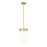 Z-Lite Gideon 1 Light 12" Pendant, Modern Gold/Etched Opal - 1945P12-MGLD