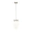 Z-Lite Gideon 1 Light 10" Pendant, Brushed Nickel/Etched Opal - 1945P9-BN