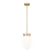Z-Lite Gideon 1 Light 10" Pendant, Modern Gold/Etched Opal - 1945P9-MGLD