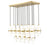 Z-Lite Cayden 17 Light Linear Chandelier, Gold/Clear/Etch Opal - 1946P-17L-MGLD