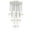 Z-Lite Cayden 27 Light Chandelier, Nickel/Clear/Etched Opal - 1946P-27R-BN