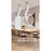 Z-Lite Cayden 5 Light Chandelier, Modern Gold/Clear/Etched Opal