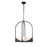 Z-Lite Devon 4 Light Pendant, Matte Black/Sand Blast - 1947-24MB