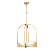 Z-Lite Devon 4 Light Pendant, Modern Gold/Sand Blast - 1947-24MGLD