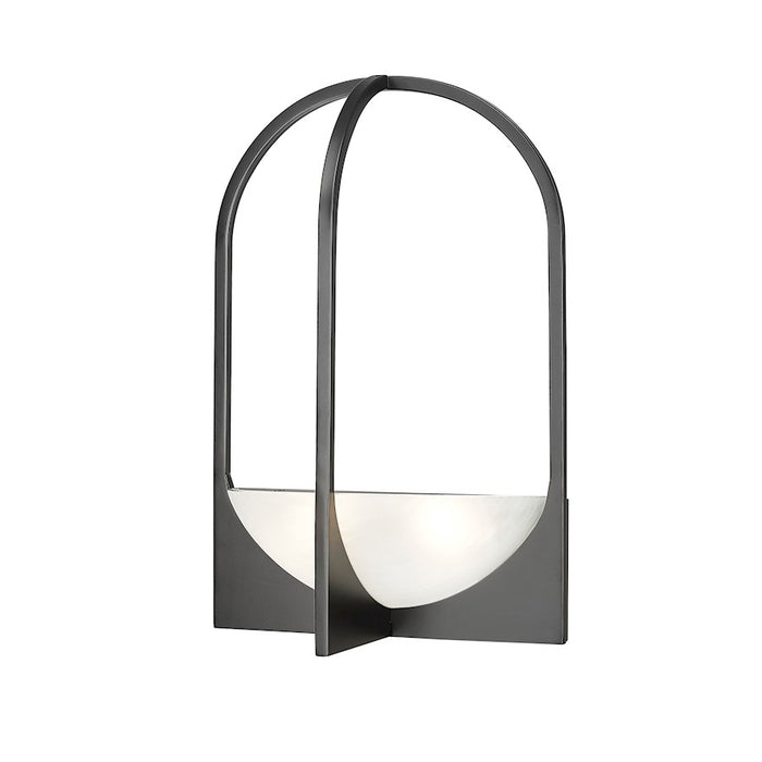 Z-Lite Devon 2 Light Wall Sconce, Matte Black/Sand Blast - 1947-2S-MB