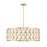 Z-Lite Harden 10 Light Pendant, Modern Gold/White - 1948P32-MGLD