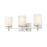 Z-Lite Grayson 3 Light Vanity, Brushed Nickel/Clear/Etched Opal - 1949-3V-BN