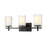 Z-Lite Grayson 3 Light Vanity, Matte Black/Clear/Etched Opal - 1949-3V-MB