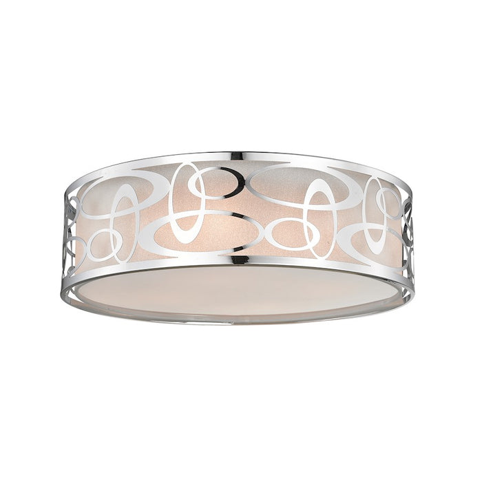 Z-Lite Opal 4 Light Pendant, Chrome/White - 195-20F-CH