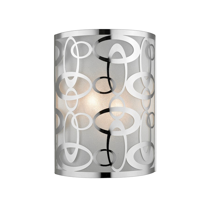 Z-Lite Opal 2 Light Wall Sconce, Chrome - 195-2S-CH