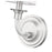 Z-Lite Katerina 1 Light 6.5" Wall Sconce, Brushed Nickel/White