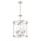 Z-Lite Katerina 4 Light 16" Chandelier, Brushed Nickel/White