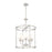 Z-Lite Katerina 5 Light 20" Chandelier, Brushed Nickel/White