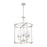 Z-Lite Katerina 5 Light 20" Chandelier, Brushed Nickel/White