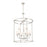 Z-Lite Katerina 9 Light 28" Chandelier, Brushed Nickel/White