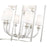 Z-Lite Katerina 9 Light 28" Chandelier, Brushed Nickel/White