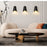 Z-Lite Salone 1 Light 7.25" Wall Sconce, Black/Black Outer, Gold Inner