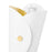 Z-Lite Salone 1 Light 7.25" Wall Sconce, White/White Outer, Gold Inner