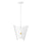 Z-Lite Salone 1Lt 13" Pendant, White/White Outer, Gold Inner