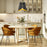Z-Lite Salone 1 Light 18" Pendant, Black/Black Outer, Gold Inner