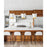 Z-Lite Salone 1 Light 18" Pendant, White/White Outer, Gold Inner