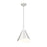 Z-Lite Aria 1Lt 12" Pendant, Nickel/Nickel/Inner White