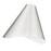 Z-Lite Aria 1 Light 12" Pendant, Nickel/Nickel/Inner White