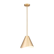 Z-Lite Aria 1Lt 12" Pendant, Modern Gold/Modern Gold/Inner White - 1952P12-MGLD