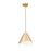 Z-Lite Aria 1Lt 12" Pendant, Modern Gold/Modern Gold/Inner White