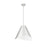 Z-Lite Aria 1Lt 18" Pendant, Nickel/Nickel/Inner White