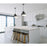 Z-Lite Aria 1 Light 18" Pendant, Matte Black/Matte Black/Inner White