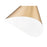 Z-Lite Aria 1 Light 18" Pendant, Modern Gold/Modern Gold/Inner White