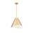 Z-Lite Aria 1 Light 18" Pendant, Modern Gold/Modern Gold/Inner White