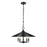 Z-Lite Rialto 5Lt 22" Pendant, Black Outer/Signature Brass Inner