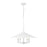 Z-Lite Rialto 5 Light 22" Pendant, White Outer/Signature Brass Inner
