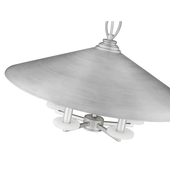 Z-Lite Rialto 5 Light 22" Pendant, Signature Pewter/Signature Pewter