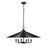 Z-Lite Rialto 6 Light 32" Pendant, Black Outer/Signature Brass Inner