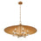 Z-Lite Rialto 6 Light 32" Pendant, Signature Gold/Signature Gold