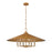 Z-Lite Rialto 6 Light 32" Pendant, Signature Gold/Signature Gold