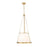 Z-Lite Madeline 5 Light 18" Pendant, Modern Gold/White - 1954P18-MGLD