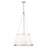 Z-Lite Madeline 6 Light 24" Pendant, Brushed Nickel/White - 1954P24-BN