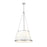 Z-Lite Madeline 6 Light 24" Pendant, Brushed Nickel/White