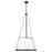 Z-Lite Madeline 6 Light 24" Pendant, Matte Black/White - 1954P24-MB
