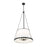 Z-Lite Madeline 6 Light 24" Pendant, Matte Black/White