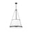 Z-Lite Madeline 6 Light 24" Pendant, Matte Black/White