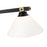 Z-Lite Bronte 3 Light 52.75" Billiard, Black/Rubbed Brass/Opal