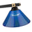 Z-Lite Bronte 3Lt 52.75" Billiard, Black/Brass/Dark Blue