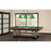 Z-Lite Bronte 3Lt 52.75" Billiard, Black/Rubbed Brass/Green
