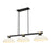 Z-Lite Bronte 3Lt 52.25" Billiard, Black/Rubbed Brass/Opal - 1955-3MB-RB-DMO14